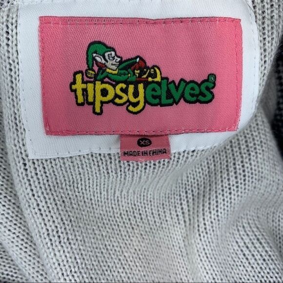 Tipsy Elves Runaway Sleigh ugly Christmas sweater - Picture 5 of 5